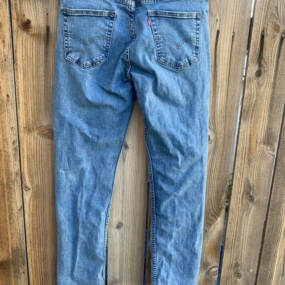 Levi 511 Jeans Men 33X32 Blue Light Wash Everyday Country Western Basic Casual - Picture 7 of 8